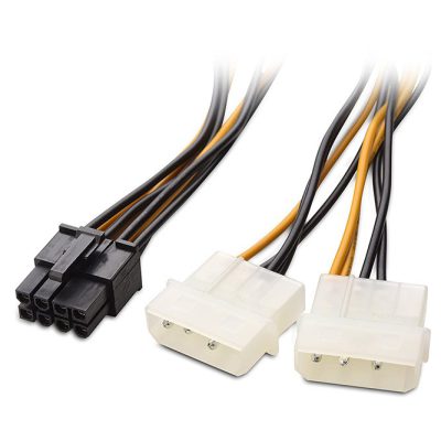 Adaptador 2 molex a pcie 8pin