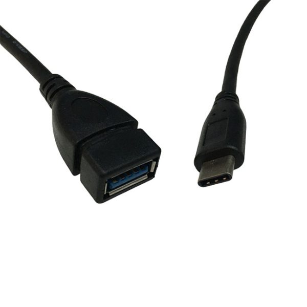 Cable adaptador OTG Type-C a Usb Macho a Hembra