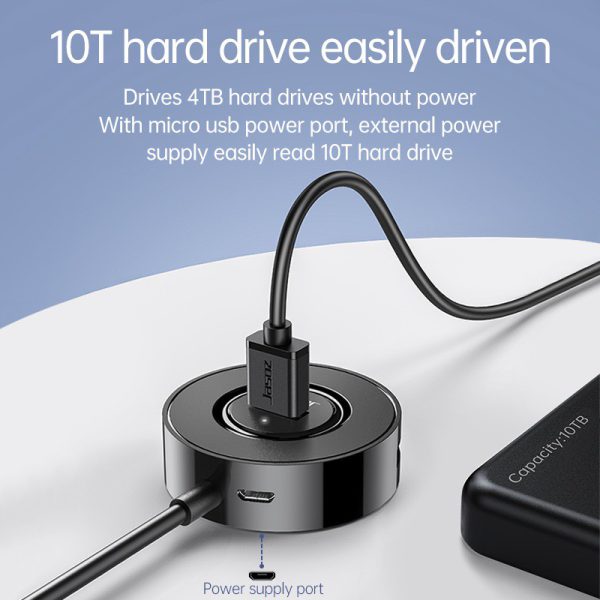 Hub usb 4 puesto usb 2.0 cable 1.5metro