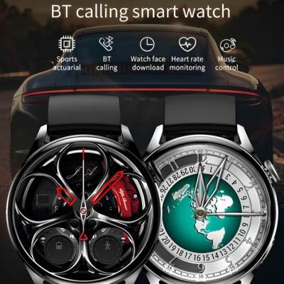 Reloj inteligente GT5 | Pantalla redonda de 1,28 pulgadas