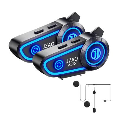 Audífono bluetooth para casco de moto – Intercomunicador 2 conductores(2PCS)