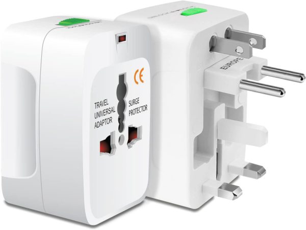 Adaptador de enchufe de viaje todo en uno internacional universal