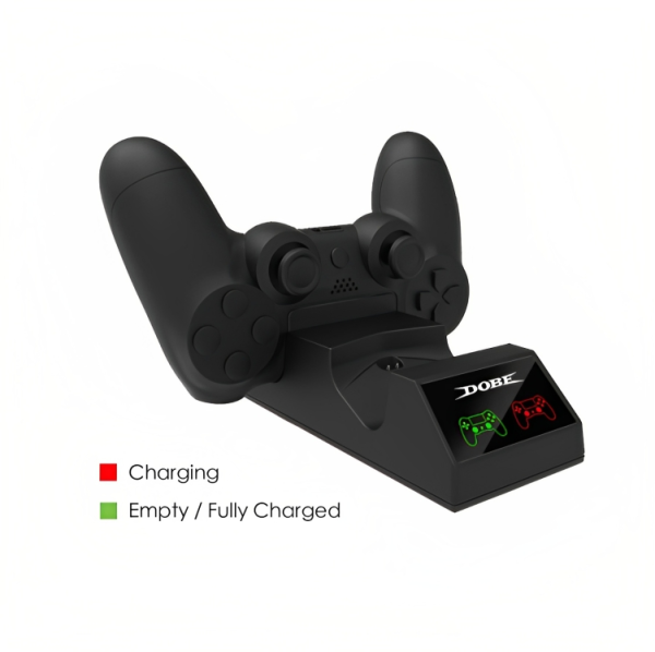 Base de carga Dual para mando inalámbrico PS4 - Dobe