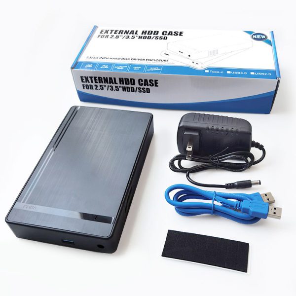 Caja externa de disco duro hdd 3.5"/2.5" usb 3.0 a sata disco