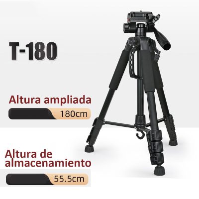 Soporte de trípode profesional para cámara réflex DV con temporizador automático T-180