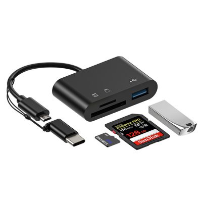 Lector de memoria USB-C / USB2.0 / micro USB 3 en 1