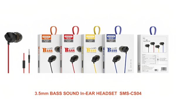 Auriculares intrauditivos estéreo 3.5mm