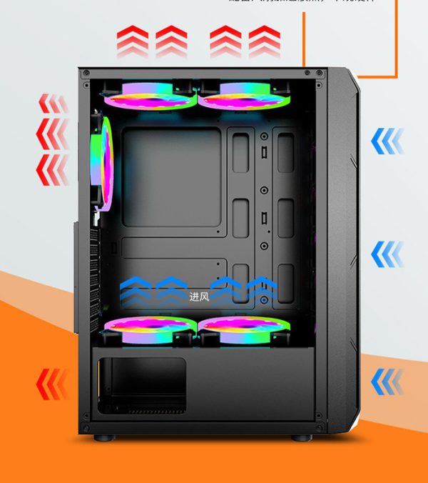 Thermaltake K10L mid-tower computadora case (no incluye abanico)