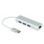 Hub usb mutli-funcional 3 x usb 2.0 + rj45