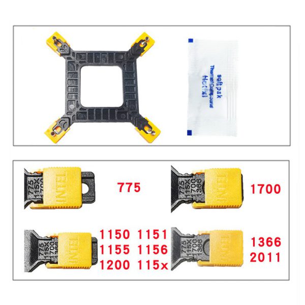 Disipador De Cpu Silencio 2 Abanicos 2 Tubo Cobre 4Pin