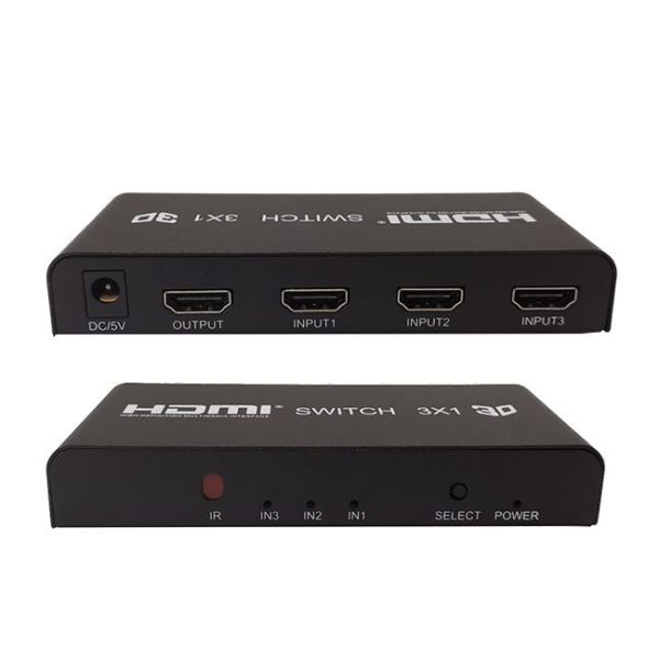 Splitter hdmi 3 enrtrada - 1 salida 4K*2K