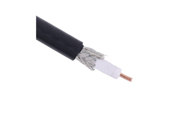 Cable coaxial rg6 negro