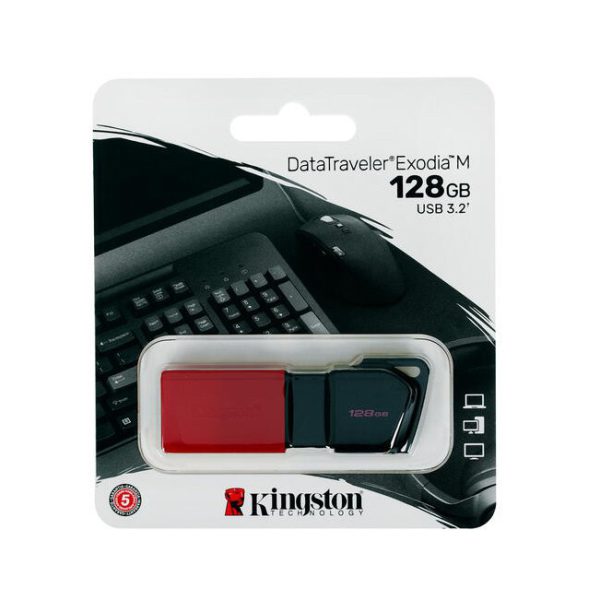 Memoria usb kingston data traveler exodia m usb 3.2 128gb