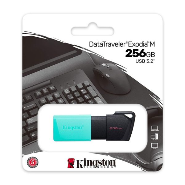 Memoria usb kingston data traveler exodia m usb 3.2 256gb