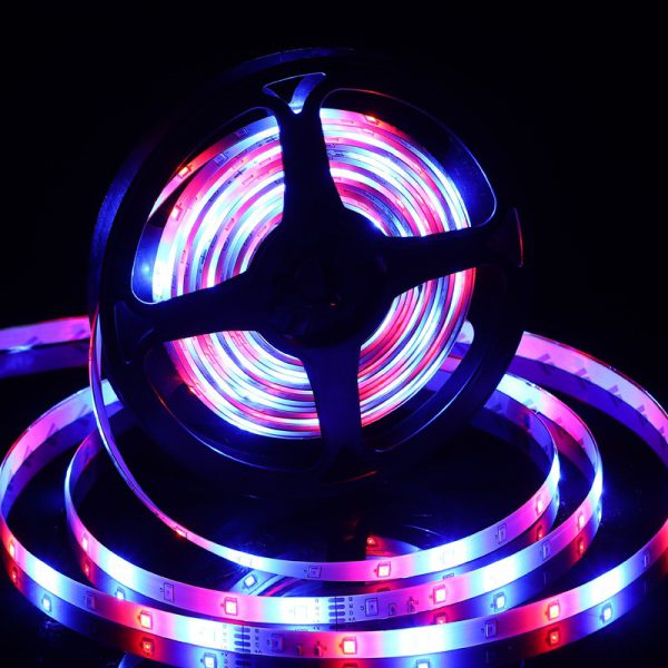 Tira de luces LED RGB con cable USB 5metro