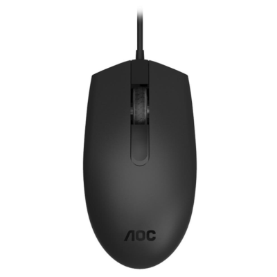 Mouse óptico con cable ergonómico, 3 botones