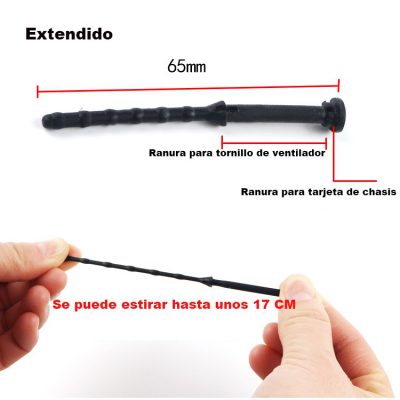 Tornillos de goma anti ruido para PC，sin necesidad de instalación manual （Extendido）