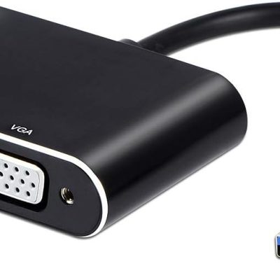 Adaptador convertidor usb3.0 a hdmi + vga