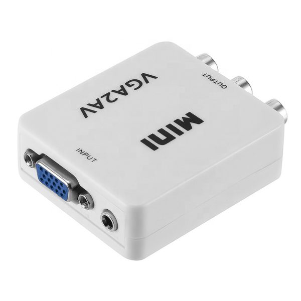 Convertidor vga a av rca 1080p