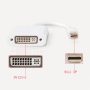 Adaptador convertidor mini displayport a dvi 24+5