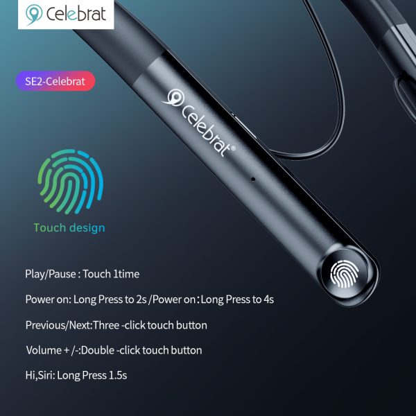 Auriculares de soporte bluetooth - Celebrat SE2 - Imagen 3