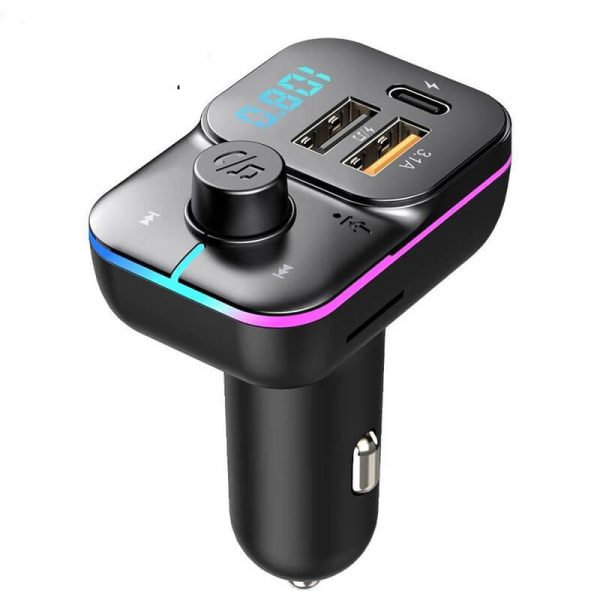 Transmisor Bluetooth 5.0 FM de radio de coche C24 - Imagen 2