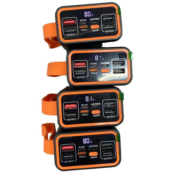 Bateria portatil recargar rapido luz de camping extra grande 30000mAh 66w - Imagen 4
