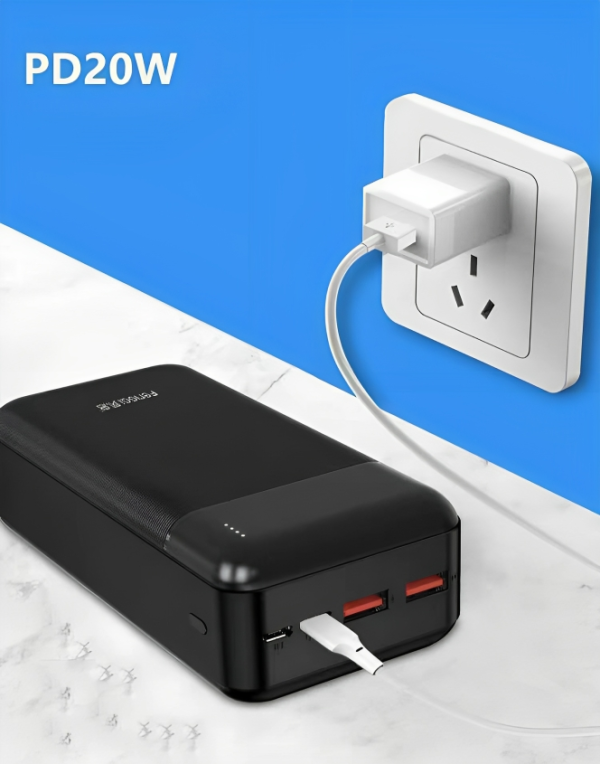 Bateria portatil recargar rapido 30000mAh 22.5w+PD20w - Imagen 2