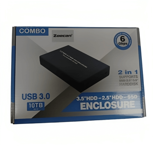 Caja externa para disco duro HDD-SSD 2.5” y HDD 3.5 - Imagen 3