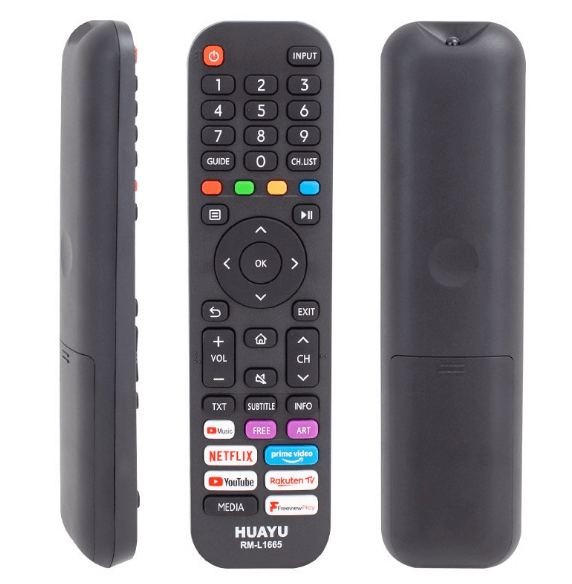 Mando Universal Hisense Con Botones Grandes | Fácil De Usar, Sin Programación (Pilas No Incluidas)