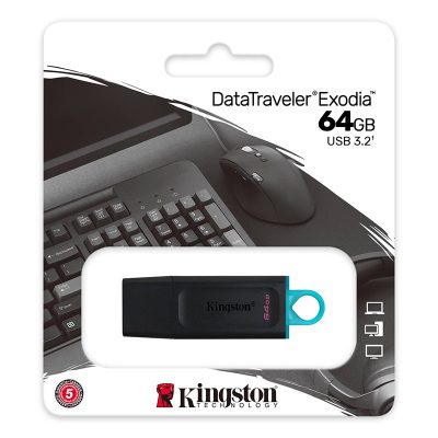 Memoria kingston usb 3.2 dtx 64gb