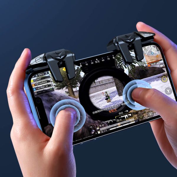 G21-Disparador Para Botones De Fuego PUBG Juego Mobile (6 dedos) - Imagen 4