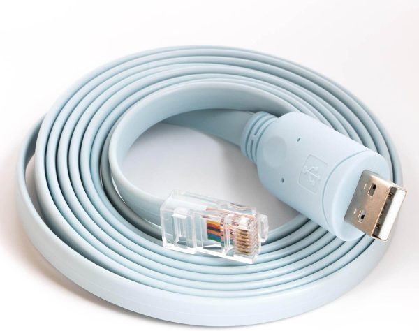 Cable de depuracion de consola USB a RJ45(FT232R+ZT213) 1.8metro