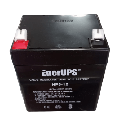 La batería del UPS de 12v 4.5ah reemplaza-ENERUPS 12V 5AH