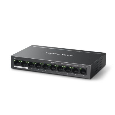 MS110P Switch de escritorio de 10 puertos 10/100Mbps con PoE+ de 8 puertos