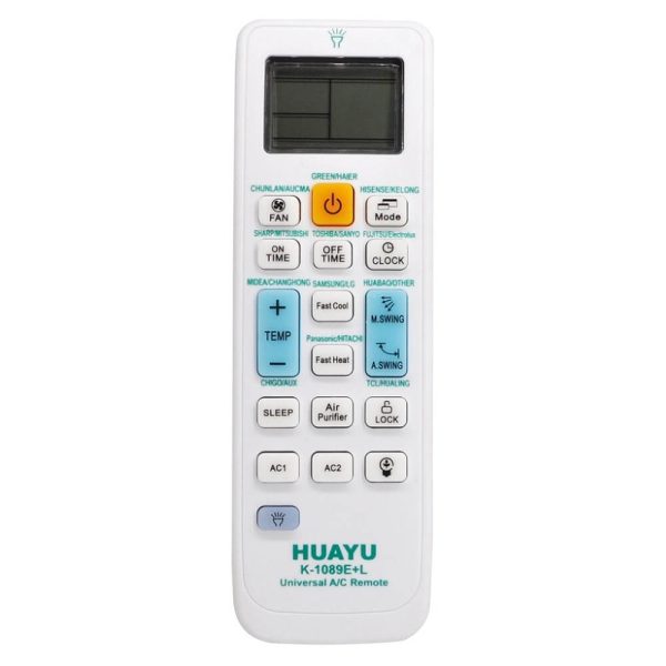 Control remoto universal para aire acondicionado huayu k-1089e+l