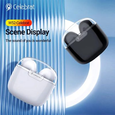 Audifono inalambrico Celebrat W52 TWS con calidad de sonido de alta definición HIFI