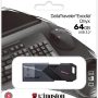 Kingston DataTraveler Exodia Onyx - Unidad flash USB 3.2 Gen 1 de 64 GB