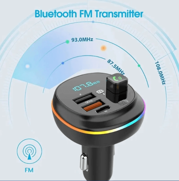 Transmisor Bluetooth 5.0 FM de radio de coche - Imagen 5