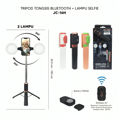 Tripode con luce led