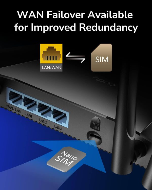 Router con sim card 4g lte cudy lt400 - Imagen 2