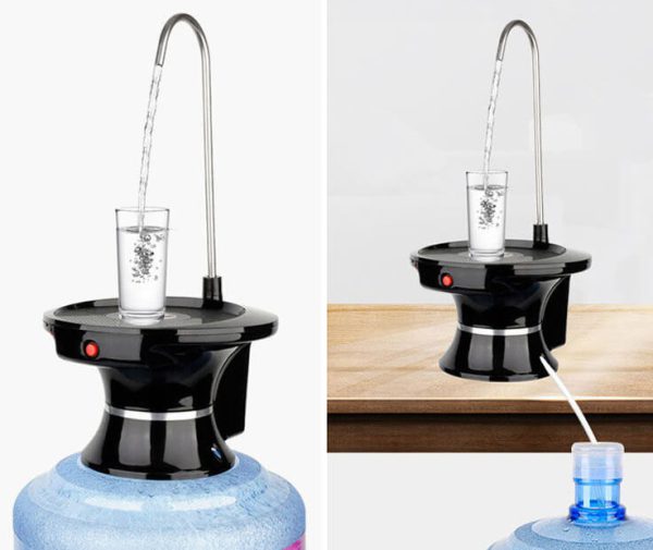 Dispensador De Agua con Barra De Carga USB Eléctrico