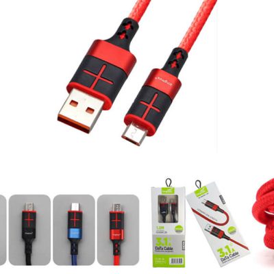 Cable de celular recarga y datos usb 3.1a tc