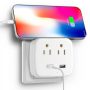 Adaptador de electrico 2 salidas y 2usb