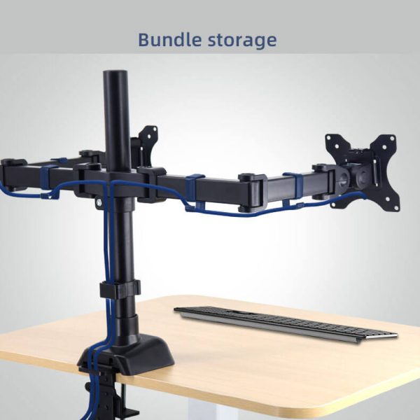 Soporte para dos monitor de escritorio 17" a  32" hasta 2-9kg - Imagen 3