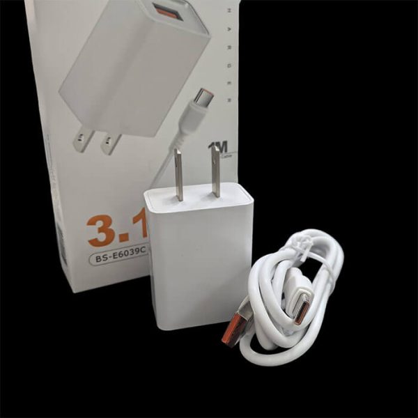 Cargador de celular con cable tipo c - Imagen 2
