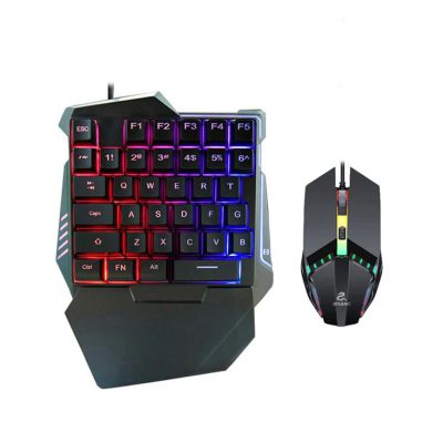 Teclado mouse para juego con cable usb