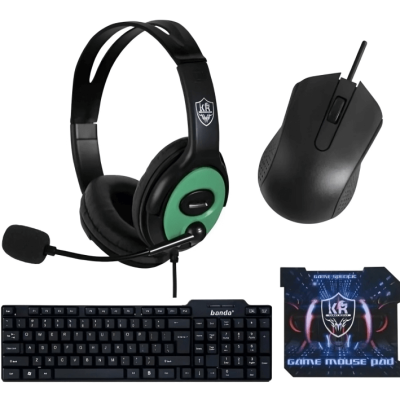 Teclado gaming k10 set de 4piezas