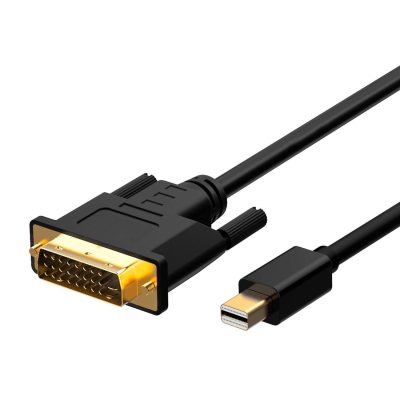 Adaptador de convertidor MINI DISPLAYPORT a DVI(24+1) 1.8metro full hd