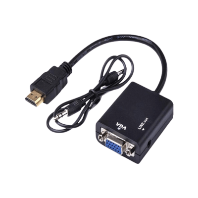 Adaptador Hdmi A Vga Con Audio